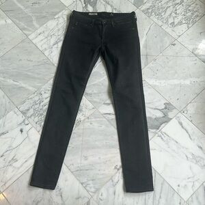 AG Adriano Goldschmied Legging Super Skinny Black/Silver Glitter Jeans
